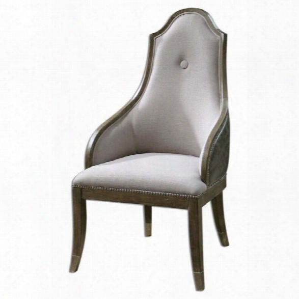 Uttermost Sylvana Gray Accent Chair