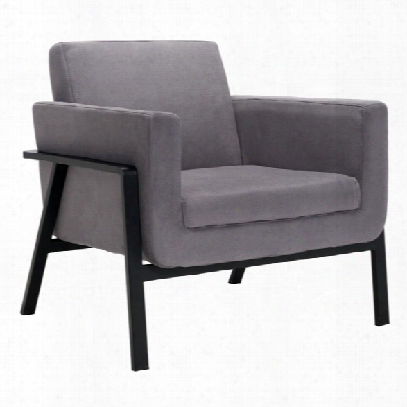 Zuo Homestead Lounge Chair In Gray