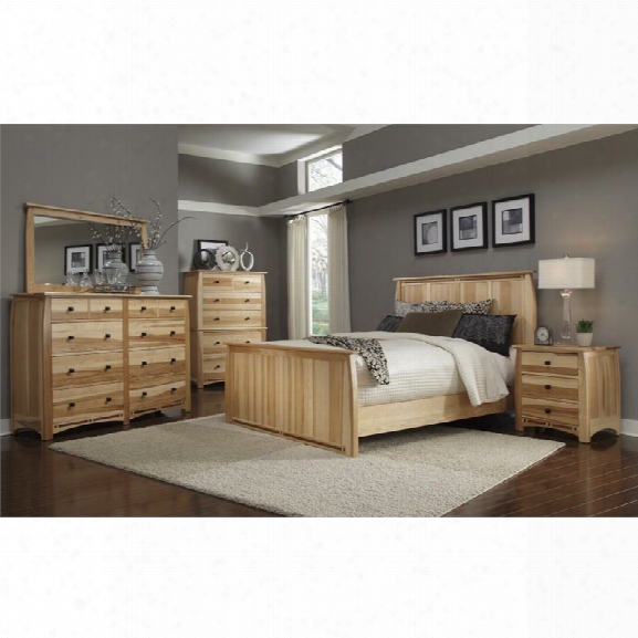 A-america Adamstown 6 Piece King Bedroom Set In Natural