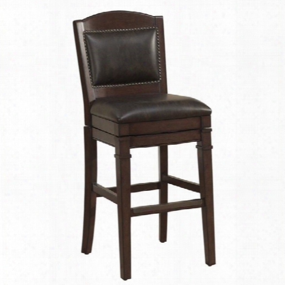 American Heritage Artesian 30 Bar Stool In Cherry And Tobacco