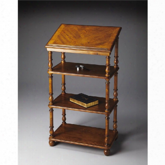 Butler Specialty Masterpiece Library Stand In Medium Brown