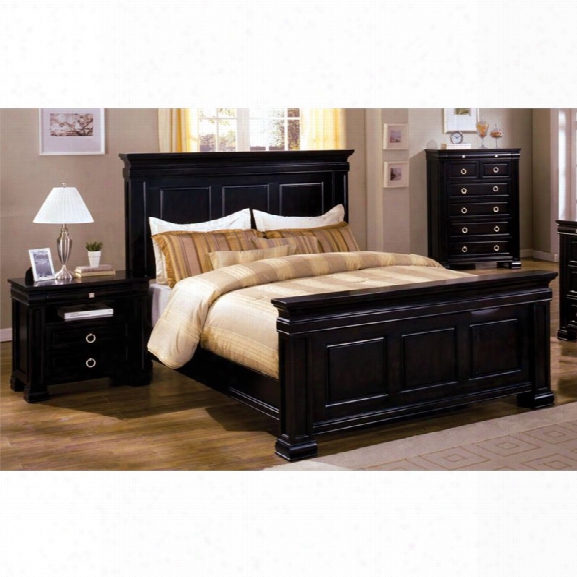 Furniture Of America Conway 3 Piece King Panel Bedroom Set