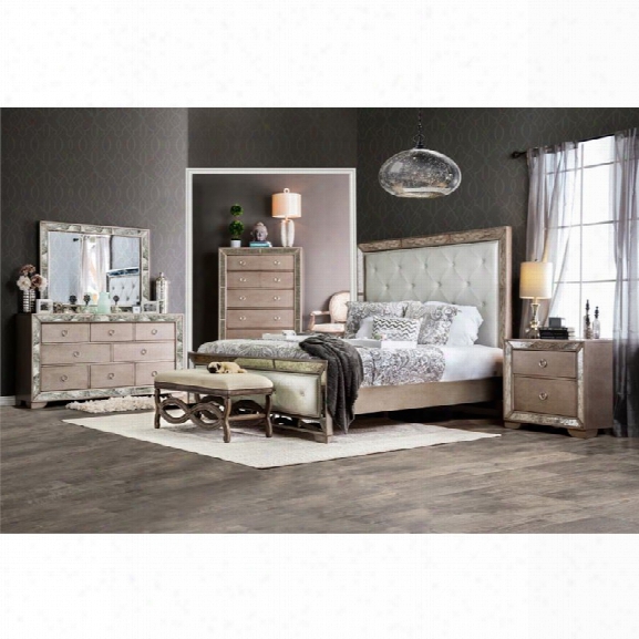 Furniture Of America Eckel 4 Piece California King Bedroom Set