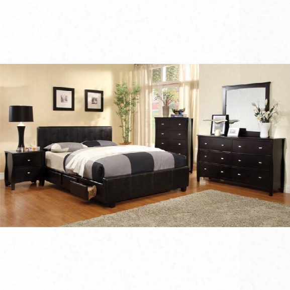 Furniture Of America Esquivel 4 Piece California King Bedroom Set