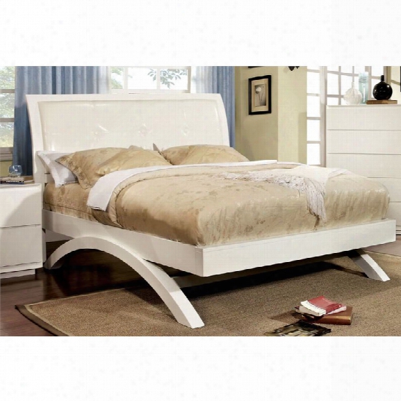 Furniture Of America Gambill Califonia King Panel Bed In White