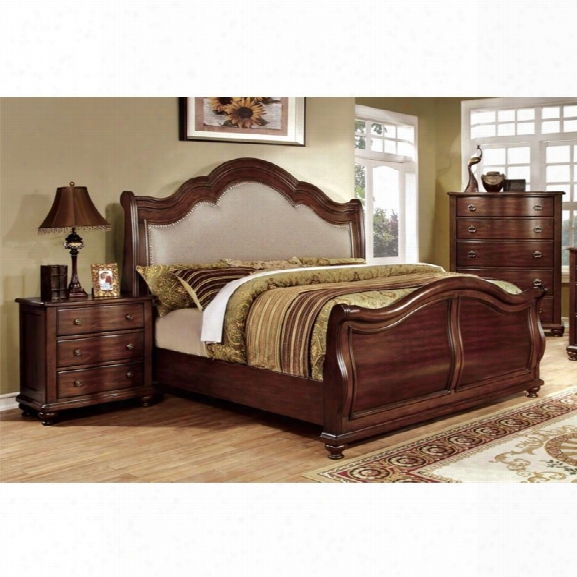 Furniture Of America Marcella 3 Piece Panel California King Bedroom Set