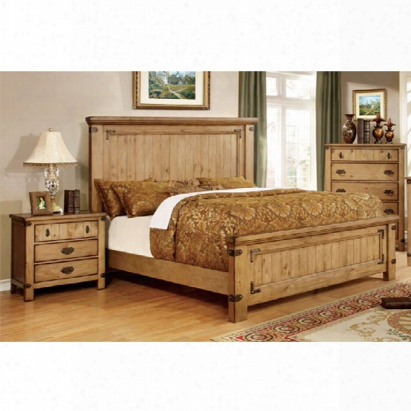 Furniture Of America Sesco 3 Piece Panel California King Bedroom Embarrass