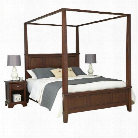 Home Styles Chesapeake Canopy Bed And Two Night Stands-king