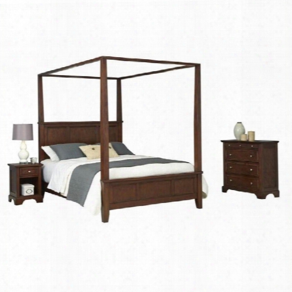 Home Styles Chesapeake Canopy Bed Night Stand And Chest-king