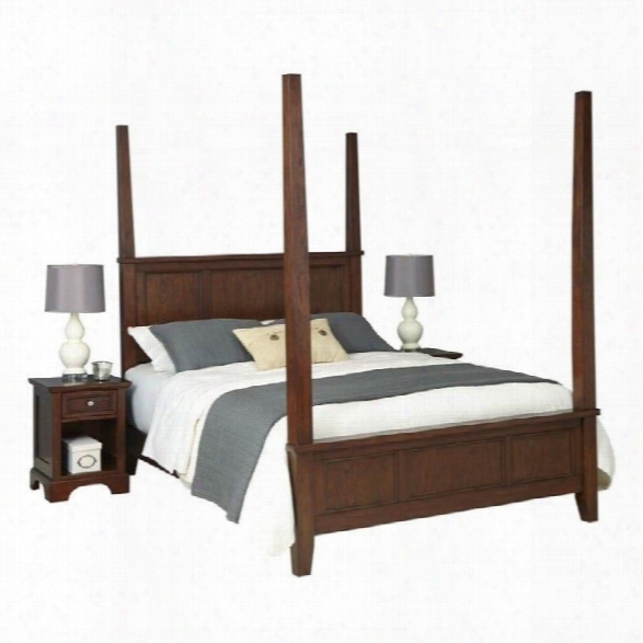 Home Styles Chesapeake Poster Bed And Two Night Stands-king