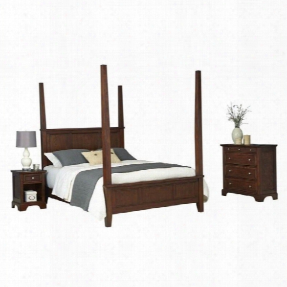 Home Styles Chesapeake Poster Bed Night Stand And Chestk-ing