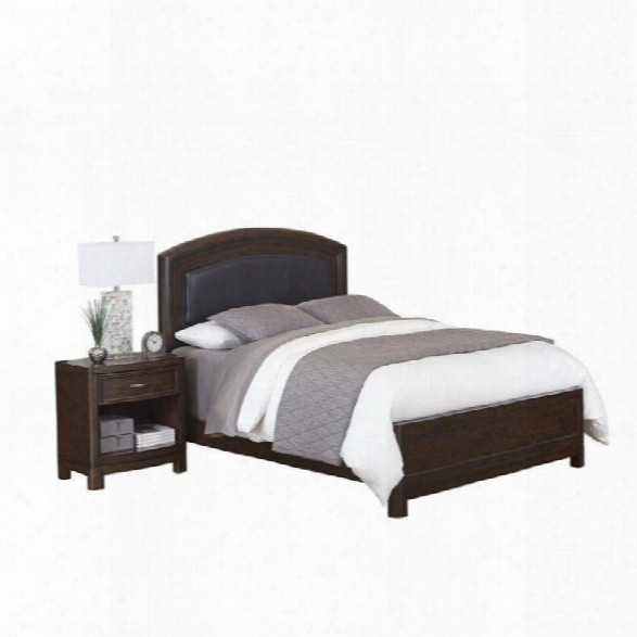 Home Styles Crescent Hill 2 Piece Upholstered Bedroom Set-king
