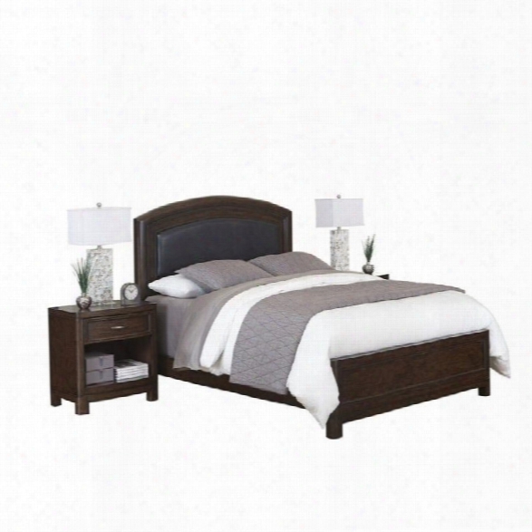 Home Styles Crescent Hill 3 Piece Upholstered King Bedroom Set