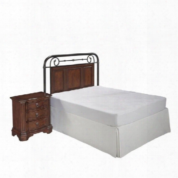 Home Styles Richmond Hill Headboard 2 Piece Bedroom Set In Cognac