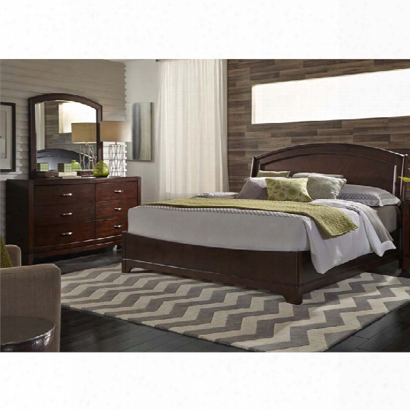 Liberty Furniture Avalon 3 Piece Queen Panel Bedroom Set In Truffle