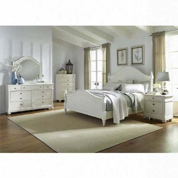 Liberty Furniture Harbor View Ii 5 Piece Queen Poster Bedroom Set