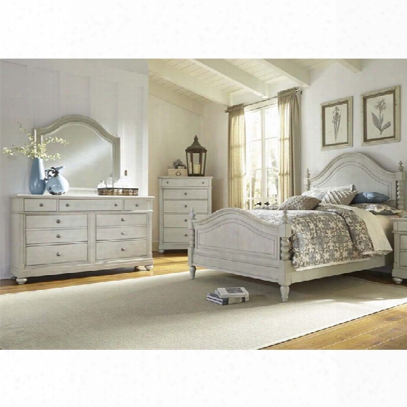 Liberty Furniture Harbor View Iii 4 Piece Queen Poster Bedroom Set