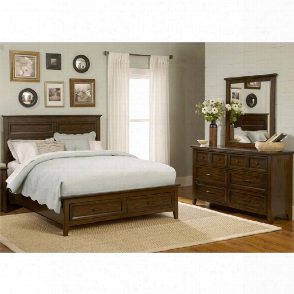 Liberty Furniture Laurel Creek 3 Piece Queen Storage Bedroom Set