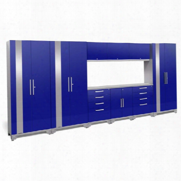 Newage Performance 2.0 10 Piece Cabinet Set In Blue