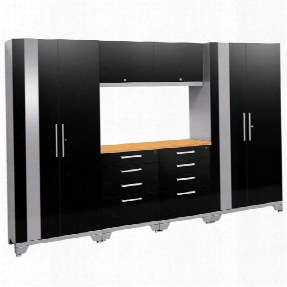 Newage Performance 2.0 7 Piece Cabinet Set In Black