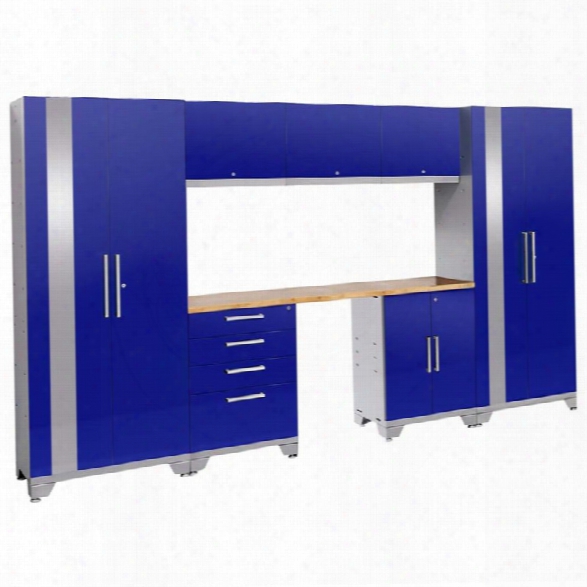 Newage Performance 2.0 8 Piece Cabinet Set In Blue