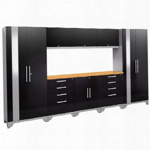 Newage Performance 2.0 9 Piece Cabinet Set In Black