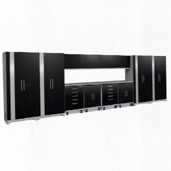 Newage Performance Plus 2.0 14 Piece Cabinet Set In Black