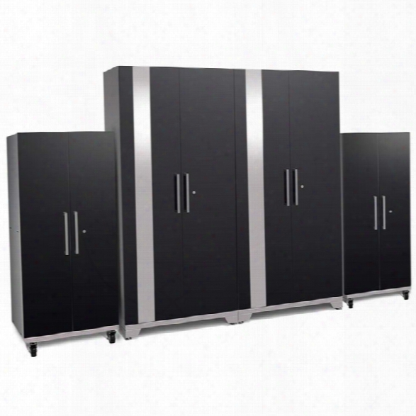 Newage Performance Plus 2.0 4 Piece Cabinet Set In Black