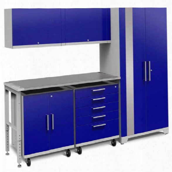 Newage Performance Plus 2.0 6 Piece Cabinet Set In Blue