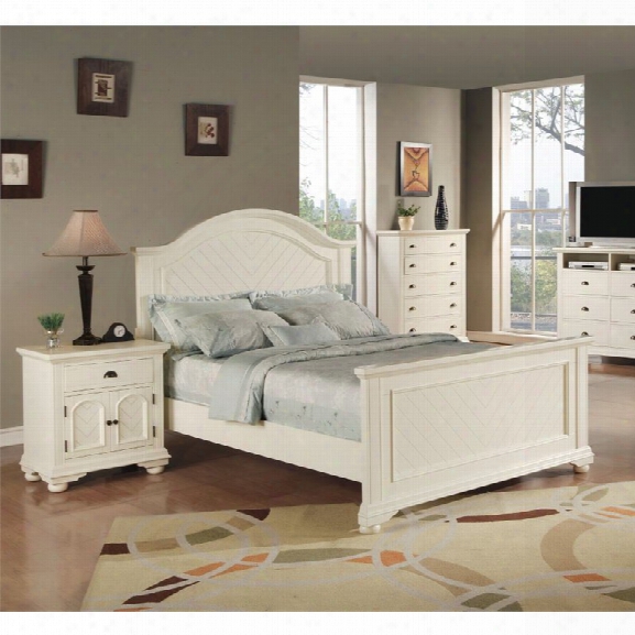 Picket House Furnishings Addison 3 Piece Queen Bedroom Set In White