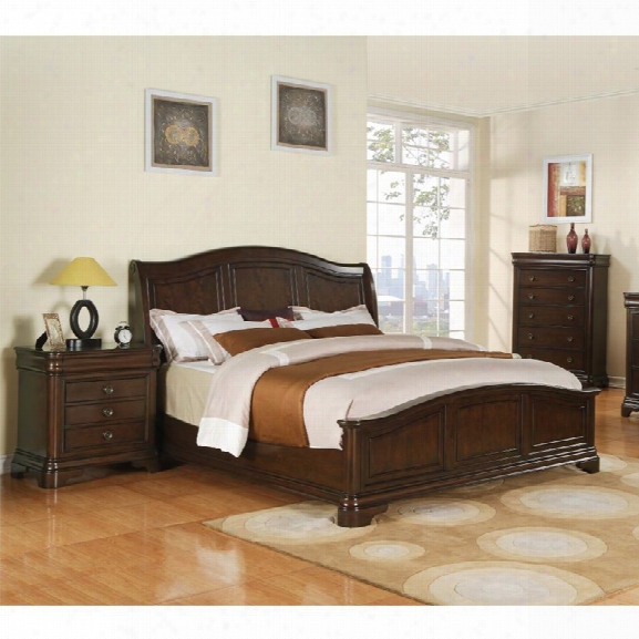 Picket House Furnishings Conley 3 Piece Queen Bedroom Set In Cherry