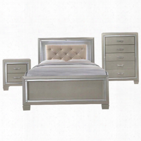 Picket House Furnishings Glamour 3 Piece Full Panel Bedroom Set