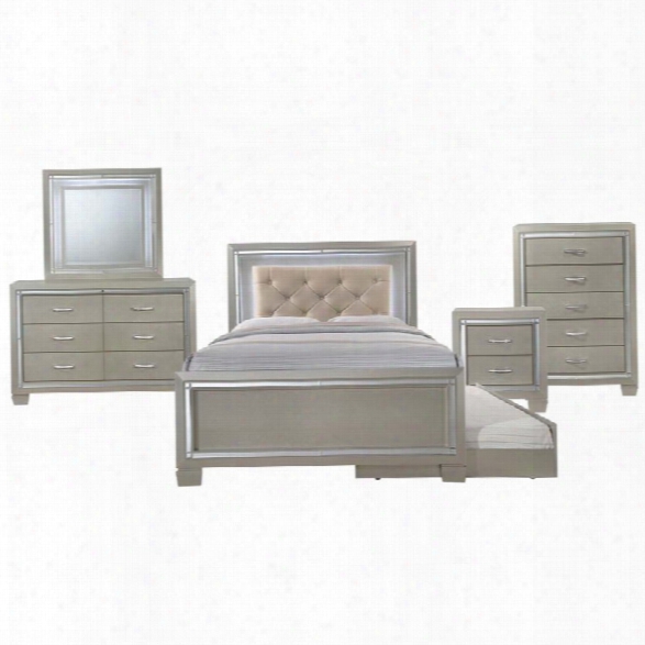 Picket House Furnishings Glamour 6 Piece Full Panel Bedroom Set