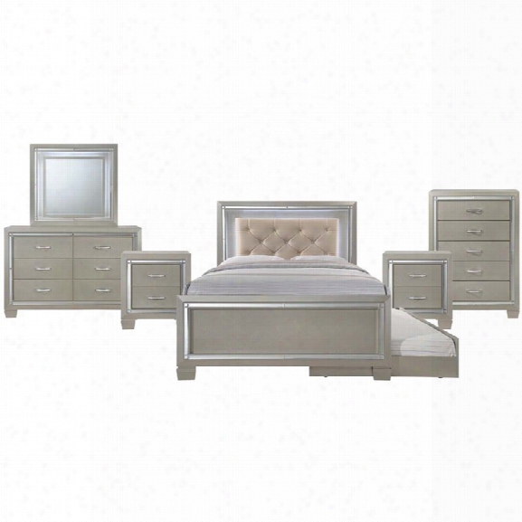 Picket House Furnishings Glamour 7 Piece Full Panel Bedroom Set