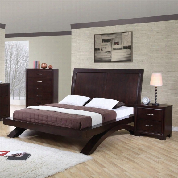 Picket House Furnishings Zoe 3 Piece King Bedroom Set In Espresso