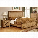 Furniture of America Sesco 2 Piece Panel California King Bedroom Set