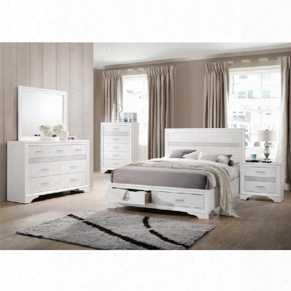 Coaster Miranda 5 Piece California King Storage Panel Bedroom Set