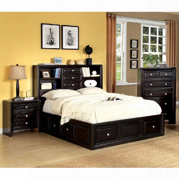 Furniture Of America Kaso 3 Piece California King Bedroom Set