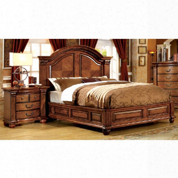 Furniture Of America Mischa 2 Piece Panel California King Bedroom Set