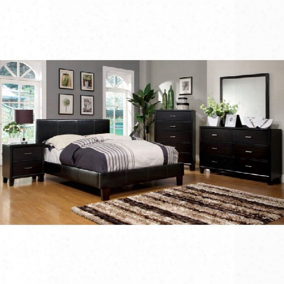 Furniture Of America Ramone 4 Piece California King Bedroom Set