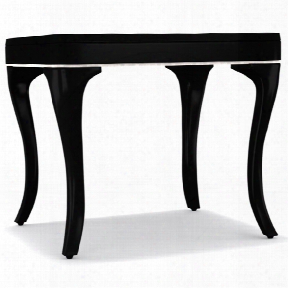 Hooker Furniture Cynthia Rowley Flirt End Table In Black