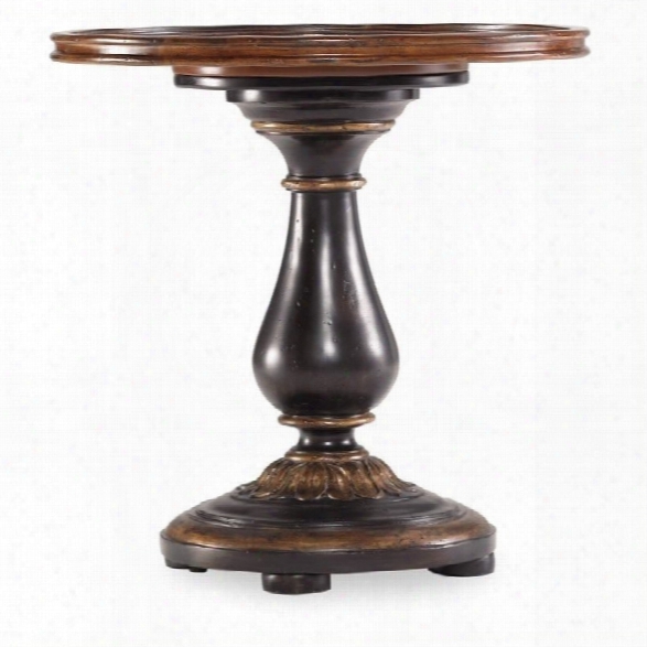 Hooker Firniture Grandover Round Pedestal End Table