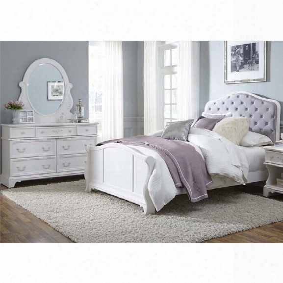 Liberty Furniture Arielle 3 Piece Upholstered Full Panel Bedroom Set