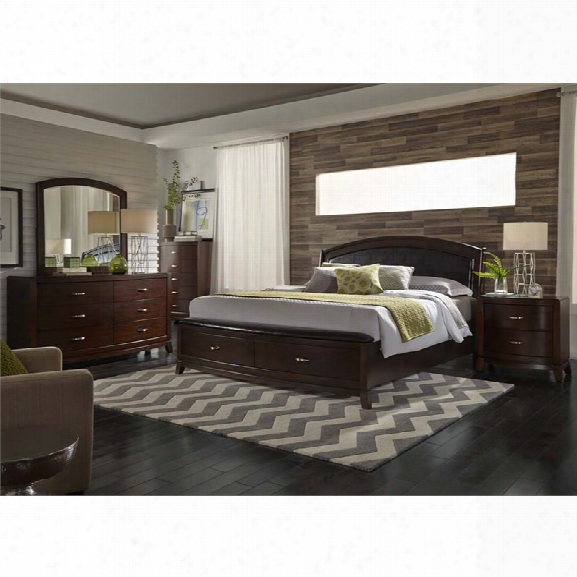 Liberty Furniture Avalon 5 Piece Queen Storage Bedroom Set