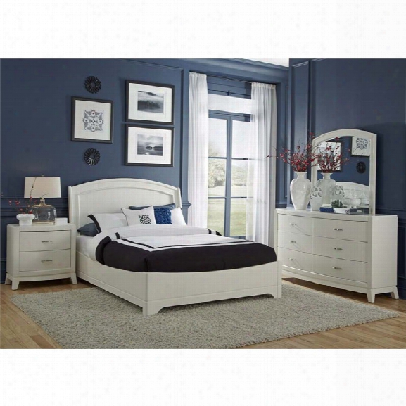 Liberty Furniture Avalon Ii 4 Piece Queen Panel Bedroom Set In White