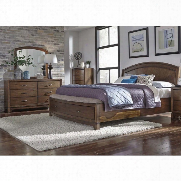 Liberty Furniture Avalon Iii 4 Piece Queen Panel Storage Bedroom Set