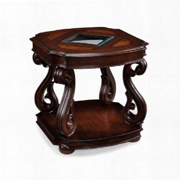 Magnussen Harcourt Wood Square End Table