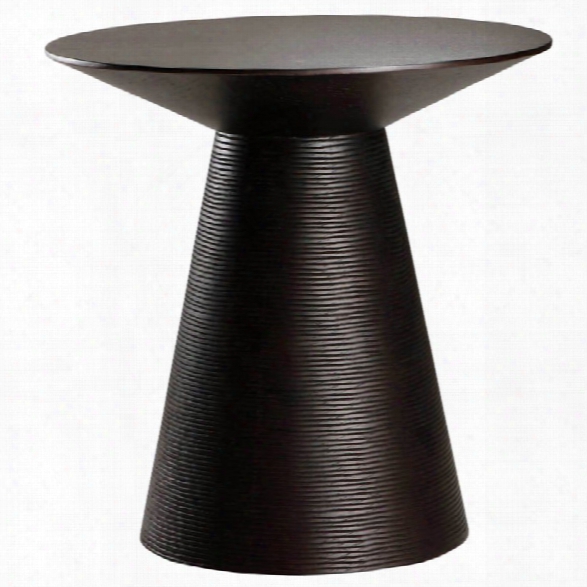 Nuevo Anika Round End Table In Black