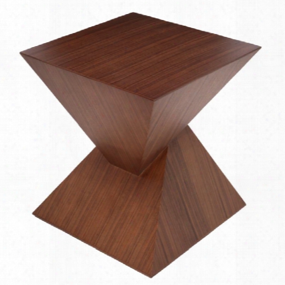 Nuevo Giza Square End Table In Walnut