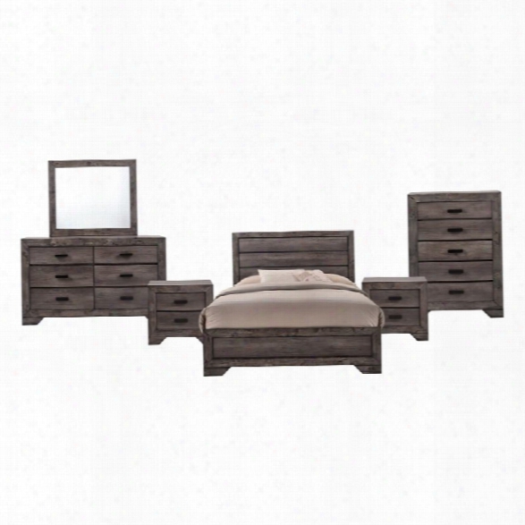 Picket House Furnishings Grayson 6 Piece Queen Panel Bedroom Set